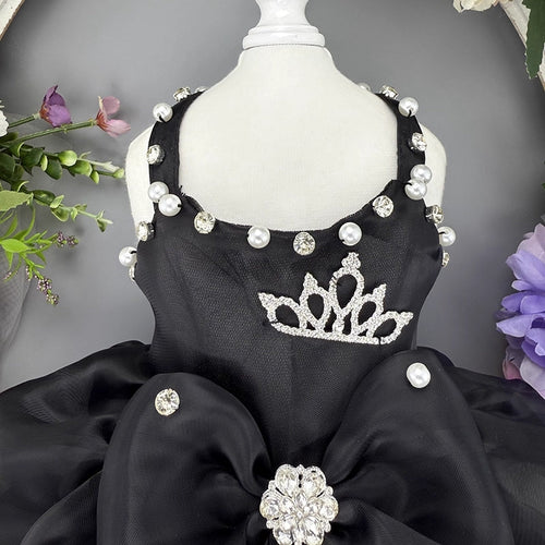 Pet Dress Pearl Diamond Crown 2 Colors