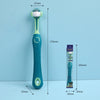 Three-Sided Pet Toothbrush for Dogs and Cats