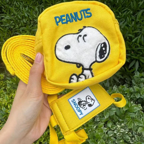 Yellow Cartoon Dog Backpack Harness Set