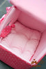 Dog house princess pink dot lace