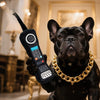 Retro Brick Phone Plush Dog Toy with Squeaker – Funny Interactive Chew Toy