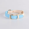 2-Tone Leather Dog Collar – Adjustable & Stylish Pet Walking Accessories
