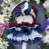 Handmade Luxury Dog Dress Royal Style Lace Tutu