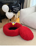 Monster Face Round Bolster Cat Bed