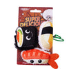 Food-Themed Catnip Plush Cat Toy 3-Pack