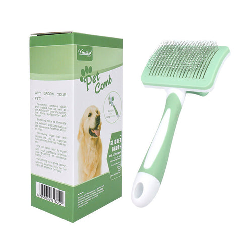 Self-Cleaning Slicker Brush for Dogs & Cats