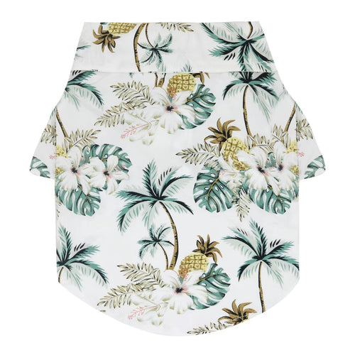 Tropical Floral Beach Hawaii Dog Shirt