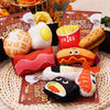 Food-Themed Catnip Plush Cat Toy 3-Pack