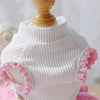 Handmade Chic Puppy Suit Pink Tweed Skirt Outfit