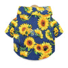 Tropical Floral Beach Hawaii Dog Shirt