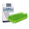 3-in-1 Silicone Pet Grooming Brush for Dogs and Cats