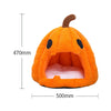 Halloween Pumpkin Pet Cave Bed
