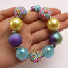 Mermaid Flamingo Acrylic Beaded Dog Necklace (3 colors)