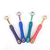 Three-Sided Pet Toothbrush for Dogs and Cats