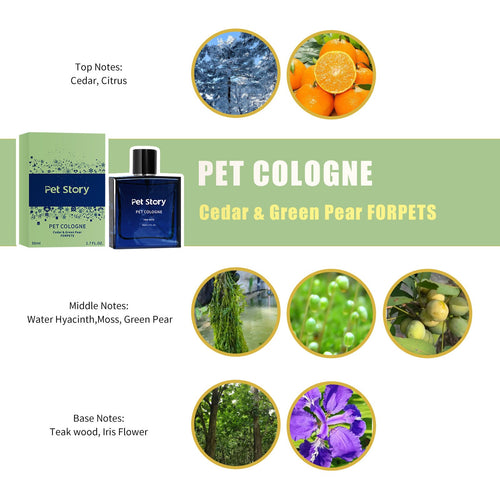 Alcohol-Free Pet Cologne Spray 3 Scent Set