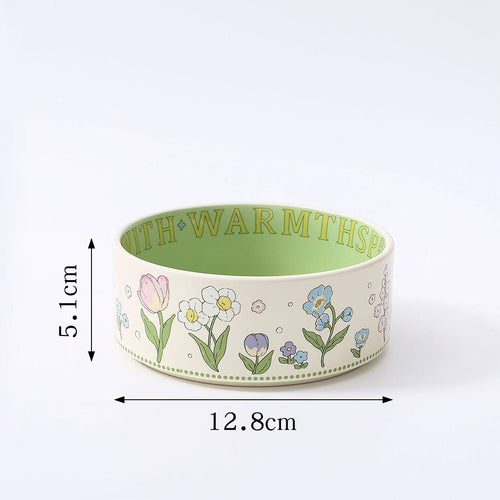 Dog bowl ceramic