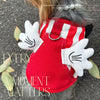 Red Striped Wing Mickey Dog Harness Vest