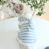 Cotton Striped Sailor Pet Shirt or Dress matching couple outfit
