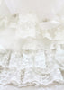 Luxury Victorian Lace Dog Wedding Dress Handmade Pearl Bridal Gown Princess Pet Wedding Dress Couture White Formal Gown