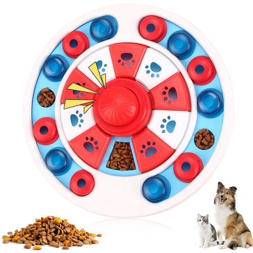 Interactive Dog Puzzle Feeder Slow Toy