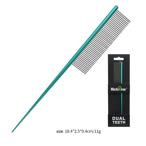 Dual Teeth Stainless Steel Pet Comb