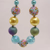 Mermaid Flamingo Acrylic Beaded Dog Necklace (3 colors)