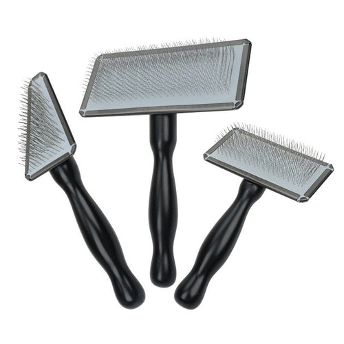 Black Pet Slicker Brush for Dogs and Cats
