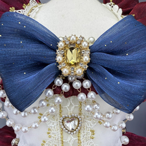 Handmade Luxury Dog Dress Royal Style Lace Tutu