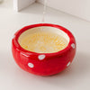 Mushroom Ceramic Pet Bowl Set (2 pieces per set)