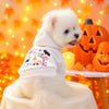 Too Cute to Spook White Halloween Pet Hoodie