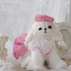 Handmade Chic Puppy Suit Pink Tweed Skirt Outfit
