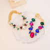 Dog Necklace Gem – Adjustable Gold Chain