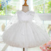 White Girl One Year Old Celebration Dress Tulle Tutu Skirt