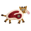 Squeaky Crinkle Meat Snuffle Dog Toy