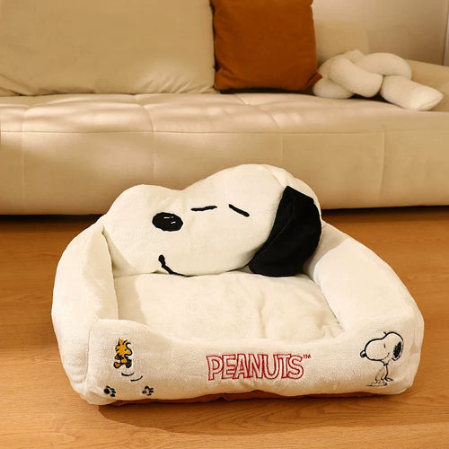 Peanuts Snoopy Plush Pet Sofa Bed