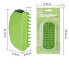 Green Silicone Pet Bath Brush for Dogs and Cats