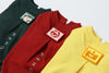 Embroidery Waffle T-Shirt - Yellow