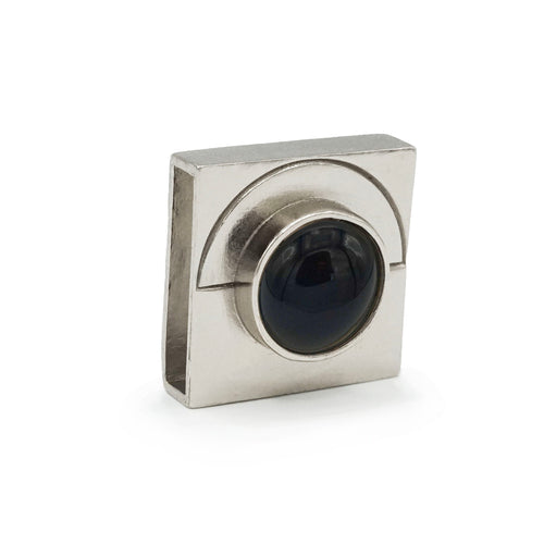 Onyx Moon Crystal Charm – Gold or Silver | DIPHDA