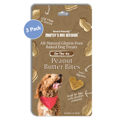 Marcy's Pet Kitchen® - 'On-The-Go' All-Natural, Vegan Peanut Butter Biscuit