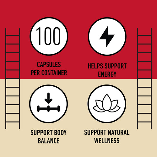Organic Red Maca Root Capsules