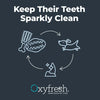 Oxyfresh 100% Natural Rubber Dog Dental Toy – Fun, Easy Way to Clean Dog Teeth
