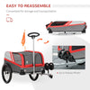 Pet Bike Trailer 2-in-1 Travel Stroller