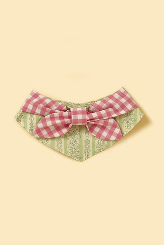 Picnic Bliss Floral Gingham Print Bandana