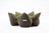 OULU X PEHOM - CUDDLE PET PILLOW BED- Navy Blue / Olive Green / Canyon Brown