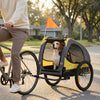 Dog Bike Trailer, Pet Stroller with Wheels for Medium Dogs