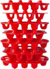 RentACoop Seven (7) Pack Stackable Egg Collection Trays With Two Metal Hanging Clips
