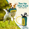 PUPROAR Golf Dog Toy | Cute Squeaky Plush Dog Toy with Rope & Crinkle