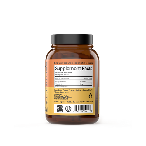 Organic Papaya Capsules
