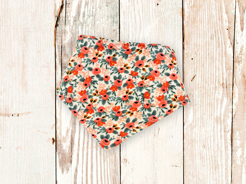 Peach Roses Dog Bandana
