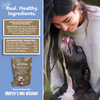 All-Natural Peanut Butter Dog Treats - Homemade-All Natural Dog Treats for Digestive Help - Gluten Free Healthy Human Grade Dog Biscuits for Sensitive Stomachs- USA Made